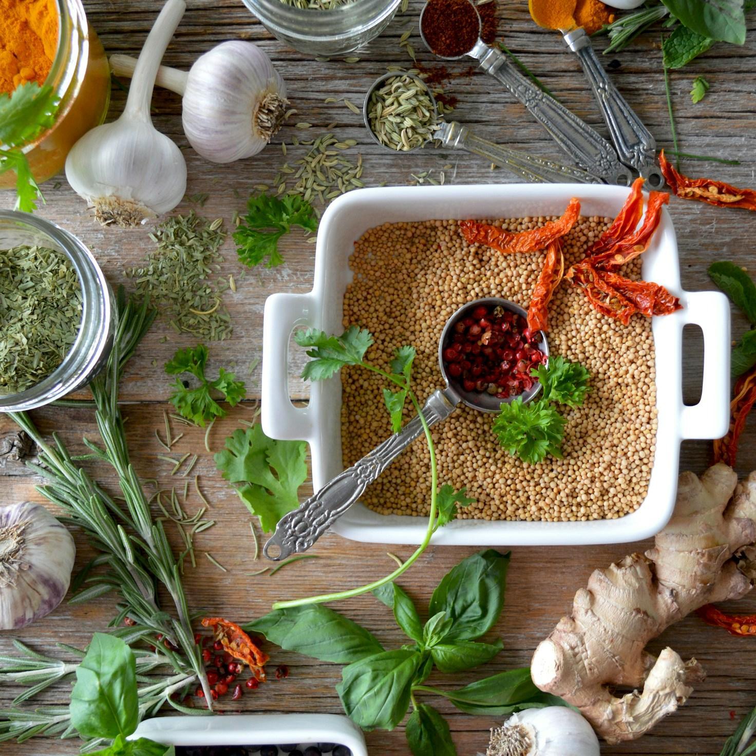 Fresh ingredients and home cooking inspiration